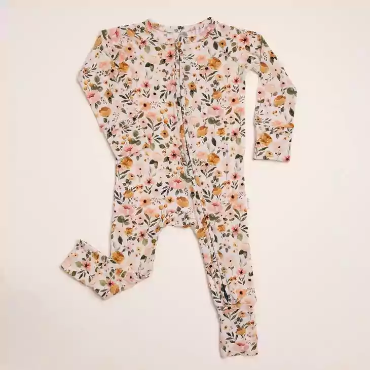 Butterscotch Babies Butterscotch Babies Boho Floral Bamboo Viscose Sleeper