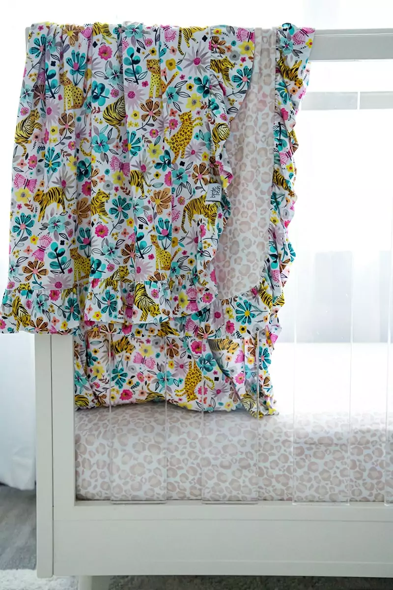 Zara Bamboo Viscose Crib Sheet from Birdie Bean