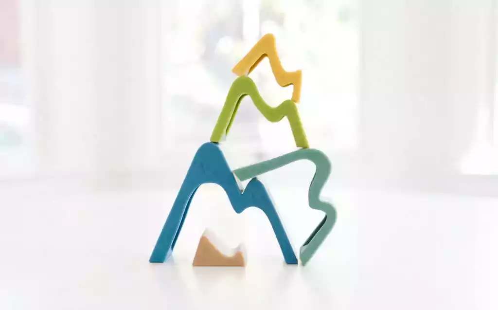 Bannor Toys Silicone Mountain Stacker