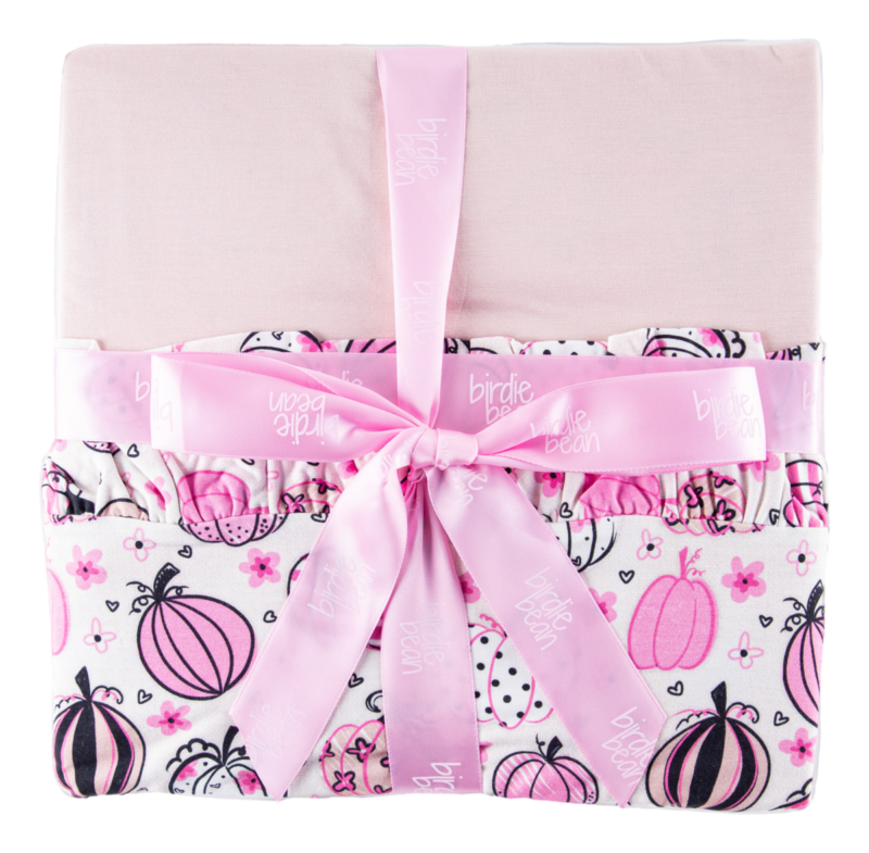 Birdie Bean Quinn Bamboo Viscose Ruffle Toddler Birdie Blanket
