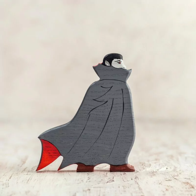 Wooden Dracula Figurine from Wooden Caterpillar Toys