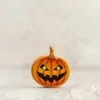 Wooden Caterpillar Toys Wooden Evil Face Jack-O-Lantern Figurine