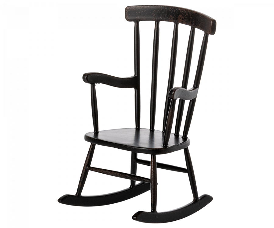 Maileg Rocking Chair For Mouse In Anthracite