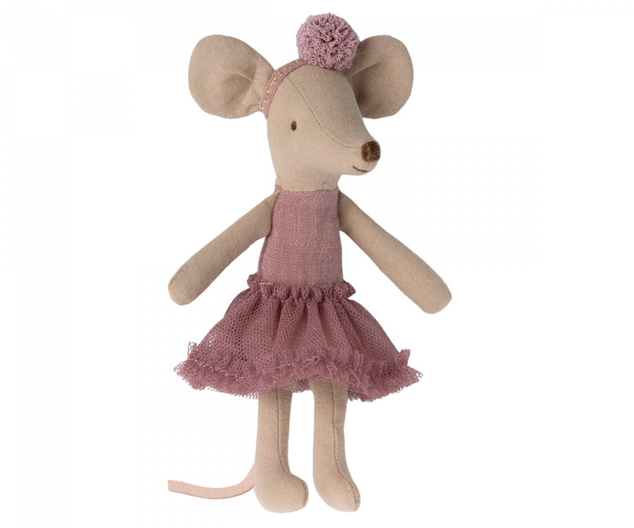 Maileg Ballerina Mouse Big Sister in Heather