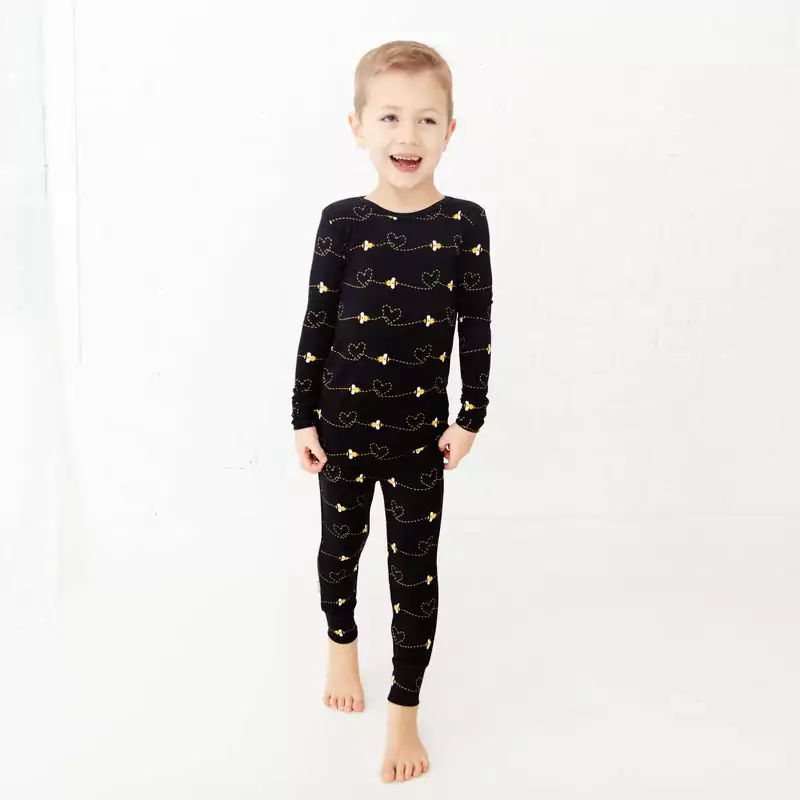 Dreamiere Bumble and Kind Two Piece Pajamas Set