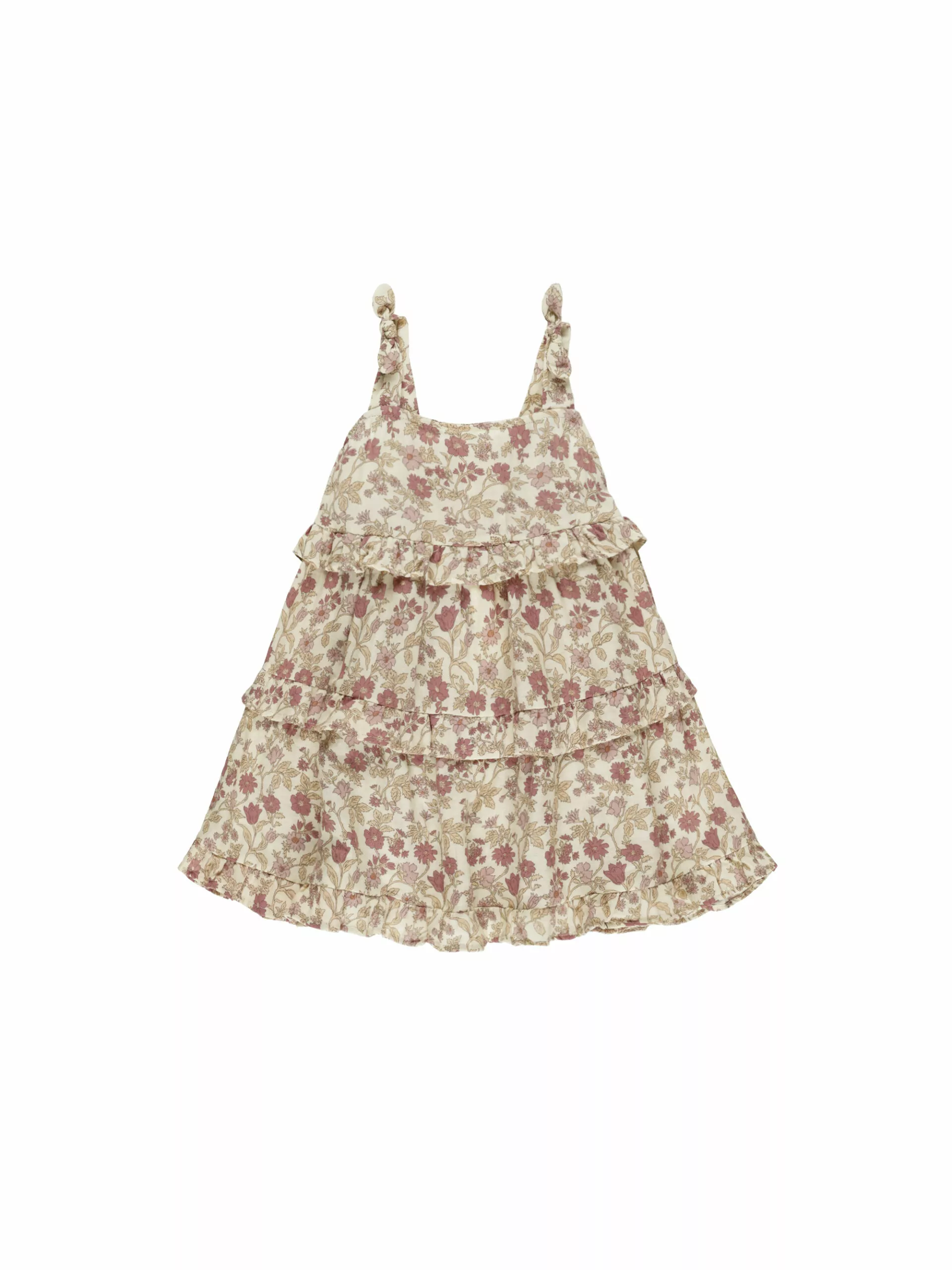 Rylee + Cru Ruffle Swing Dress in Bloom