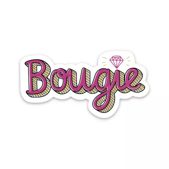 Big Moods Bougie Sticker