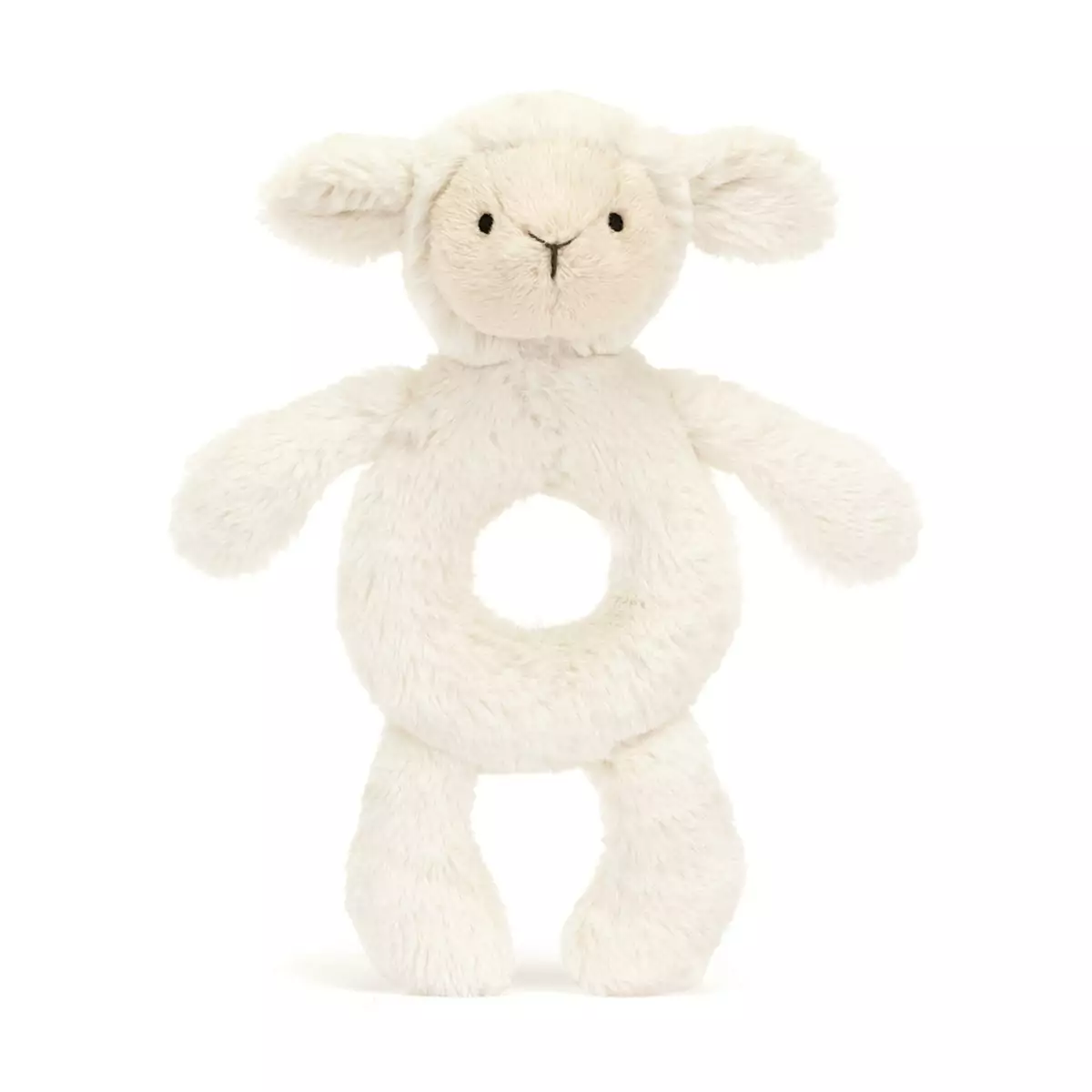 Jellycat Bashful Lamb Ring Rattle