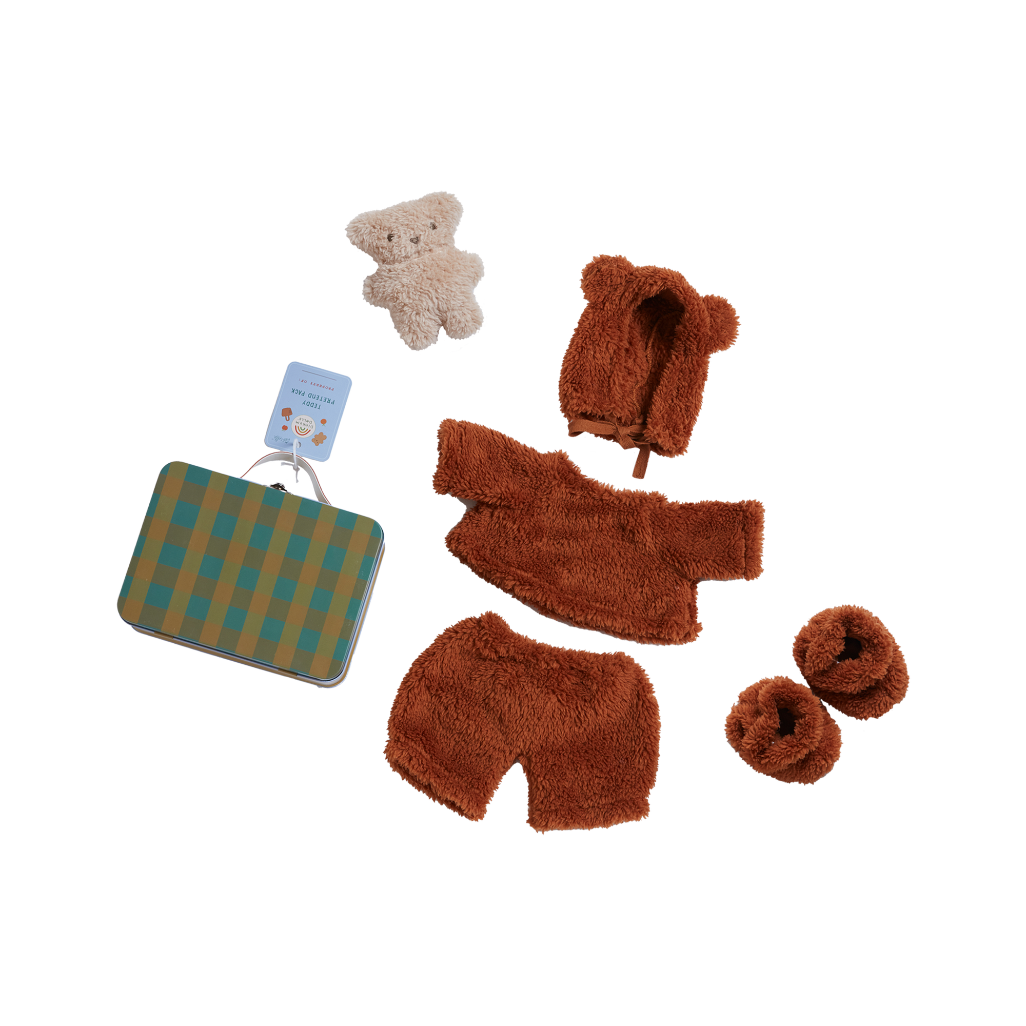 Olli Ella Dinkum Doll Pretend Pack Teddy