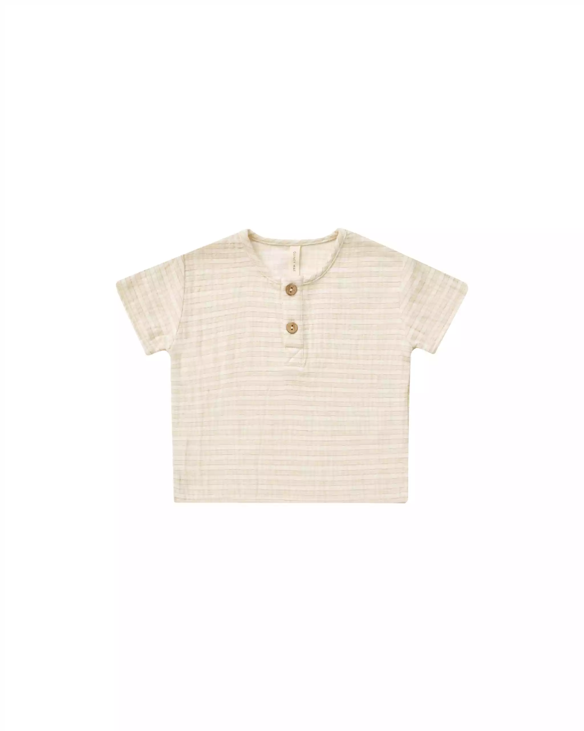 Quincy Mae Henry Top in Lemon Stripe