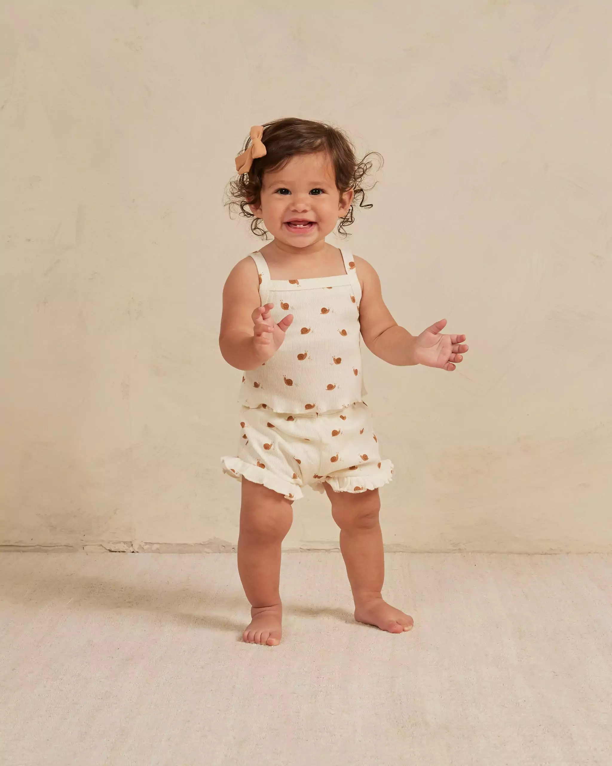 Quincy Mae Evie Tank + Shortie Set in Snails