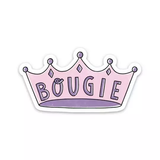 Big Moods Bougie Crown Sticker