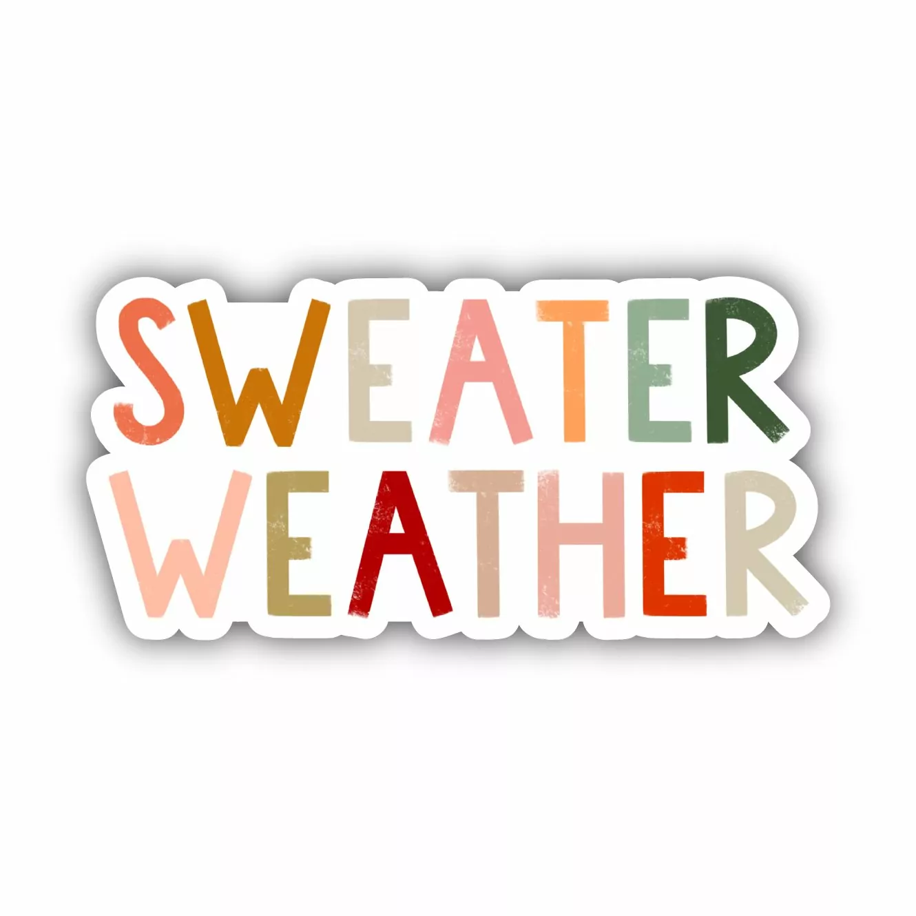 Big Moods Sweater Weather Sticker