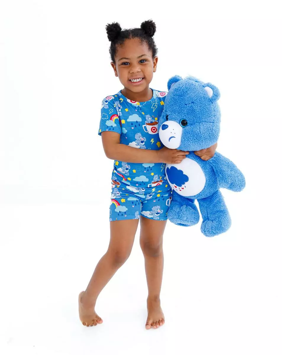 Birdie Bean Care Bears Grumpy Coffee Bamboo Viscose 2-Piece Short Sleeve Pajamas - FINAL SALE