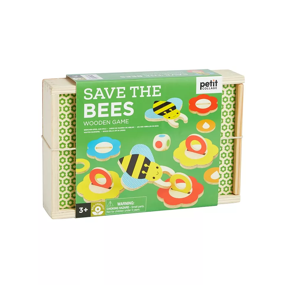 Petit Collage Save the Bees Wooden Game