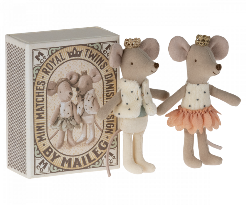 Maileg Royal Twins Mice Little Sister and Brother