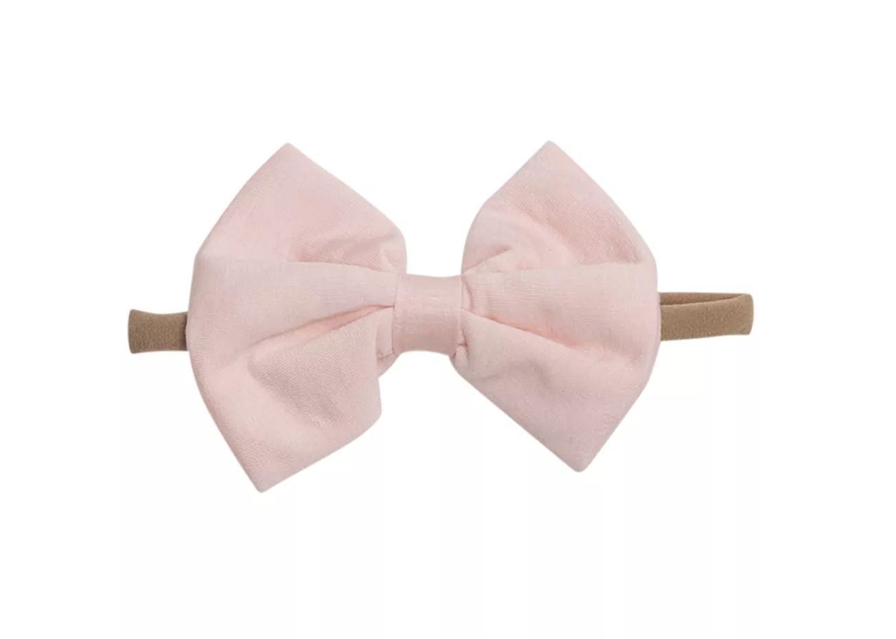 Stone and Rose Amelia Bow Headband in Rose Quartz