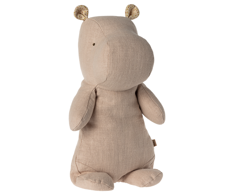 Maileg Safari Friends Medium Hippo in Light Rose