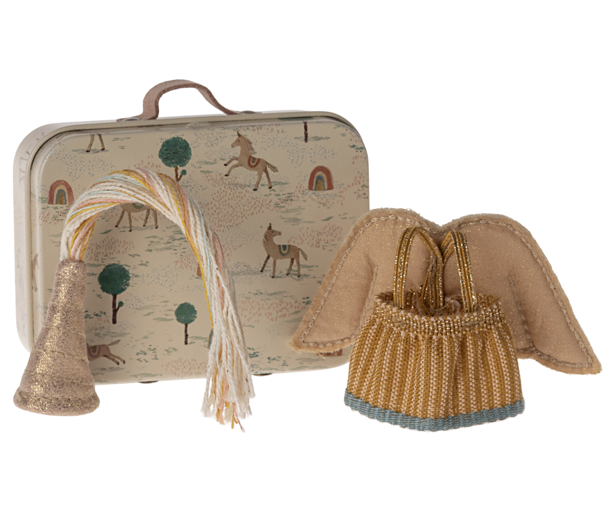 Maileg Fairy Clothes in Suitcase for Little Sister Mouse