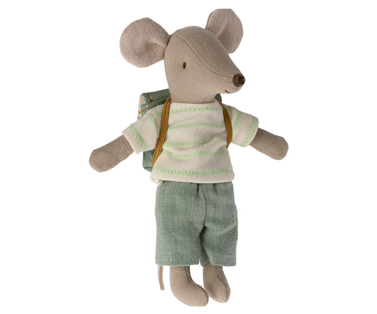 Maileg Big Brother Tricycle Mouse In Mint