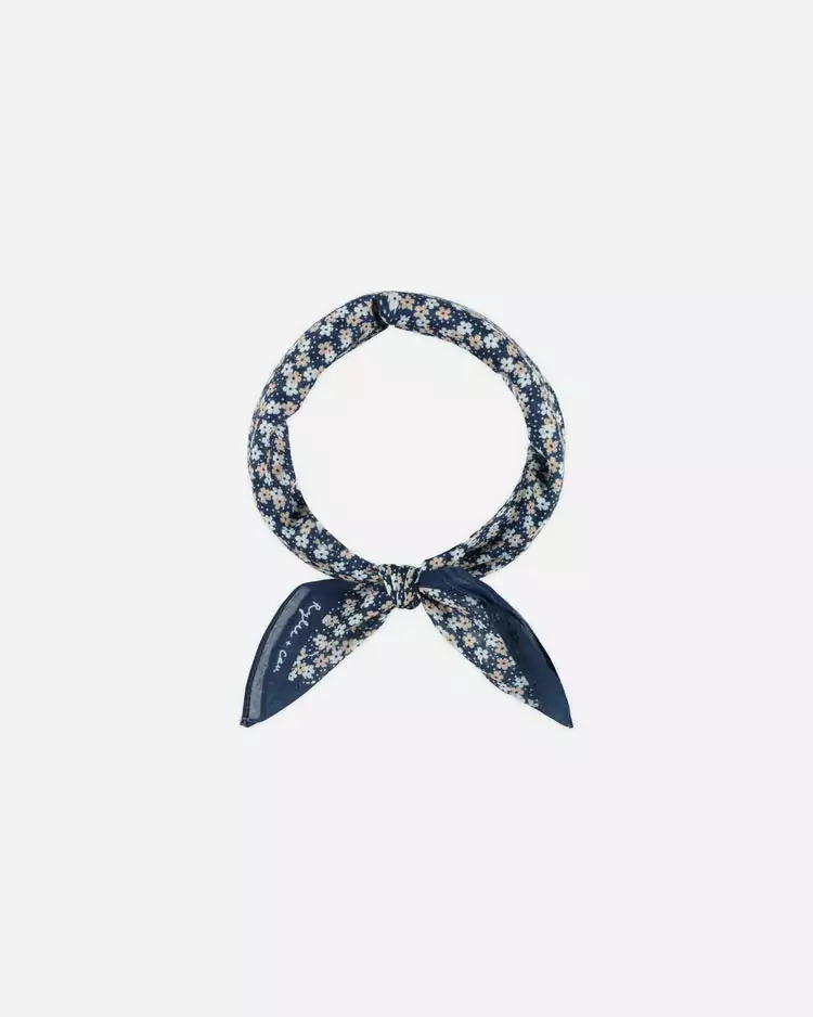 Rylee & Cru Bandana In Blue Floral