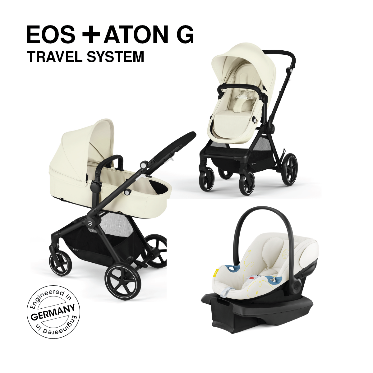 Cybex EOS Stroller and Aton G Travel System