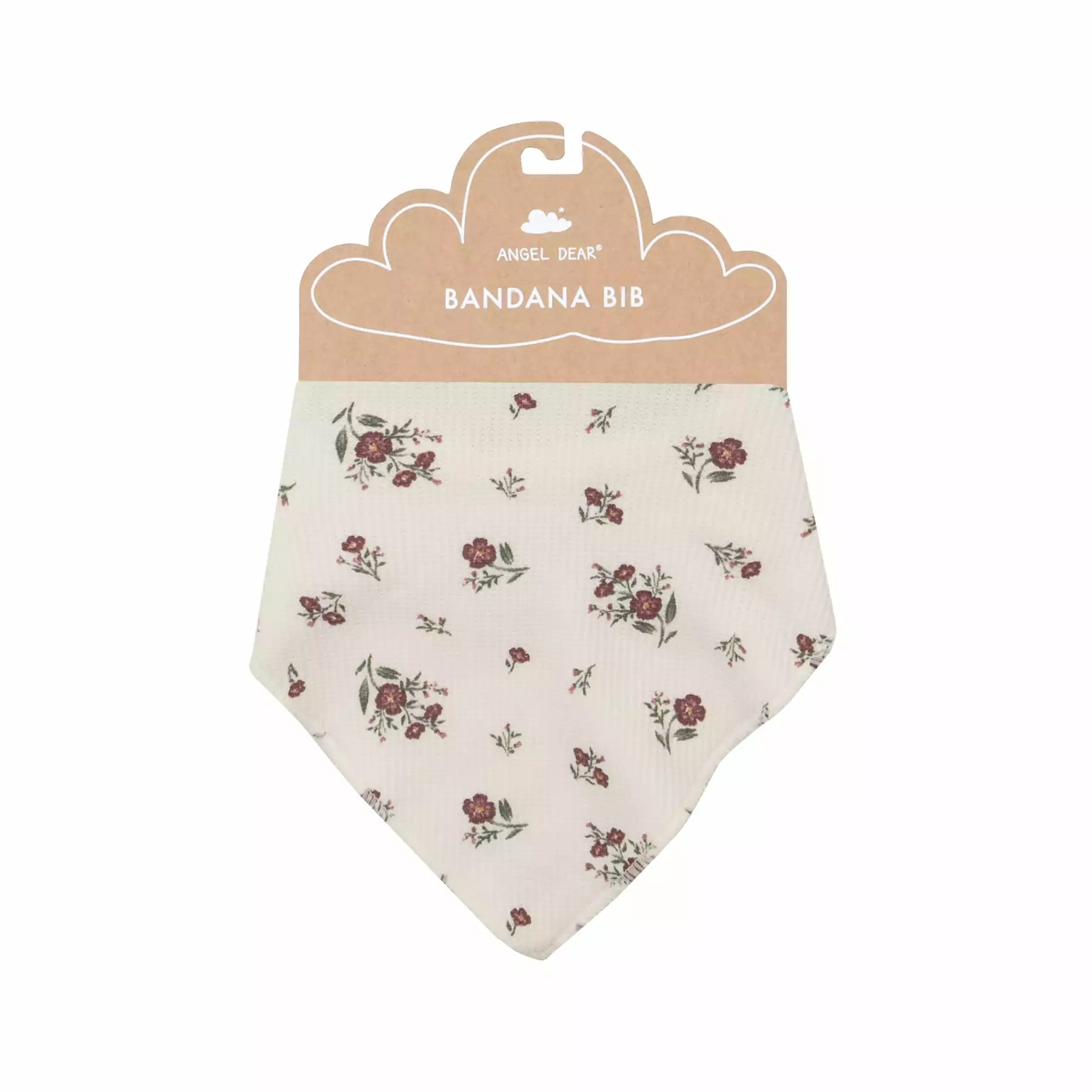 Angel Dear Misty Rose Floral Bandana Bib