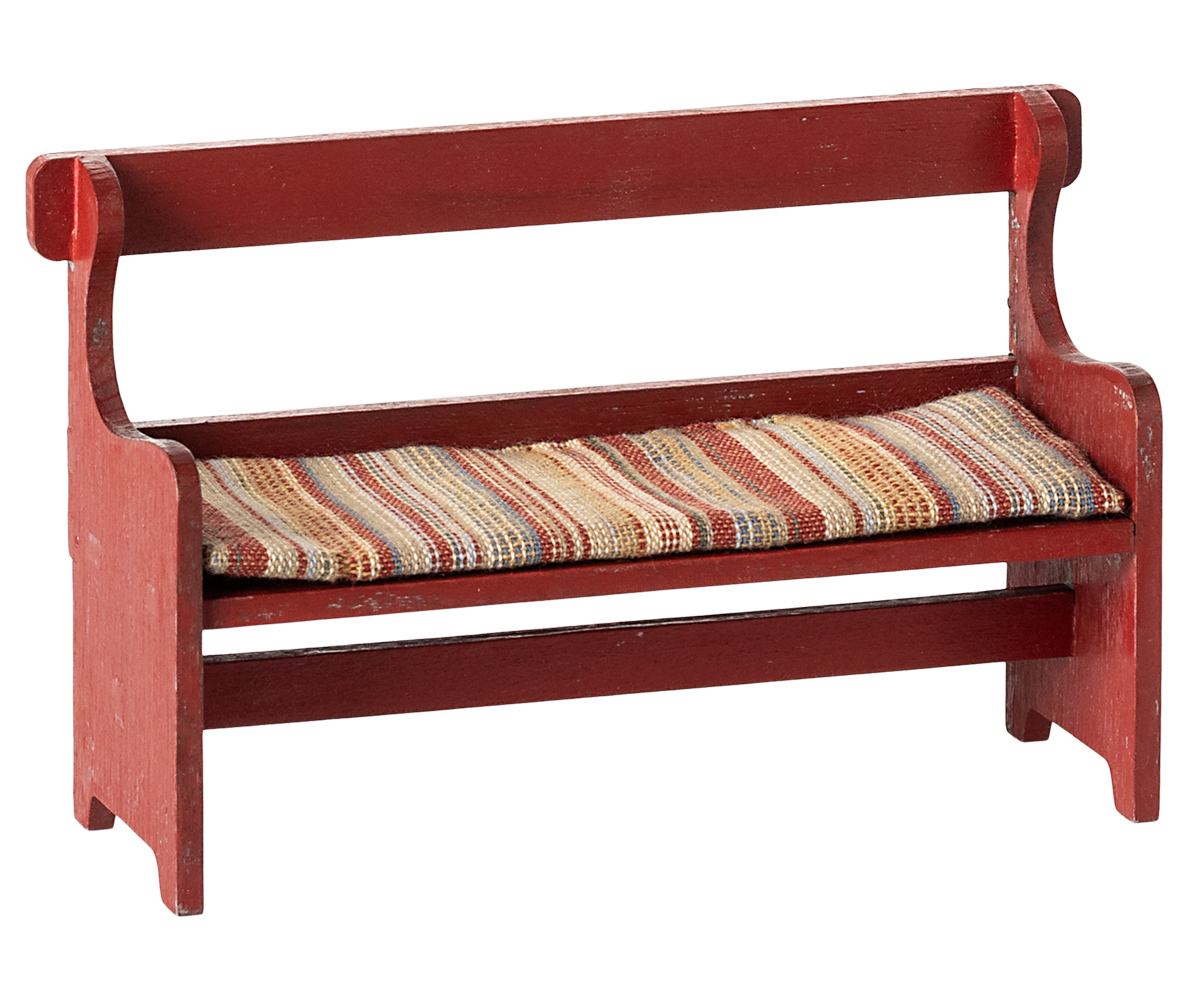 Maileg Red Bench for Mouse