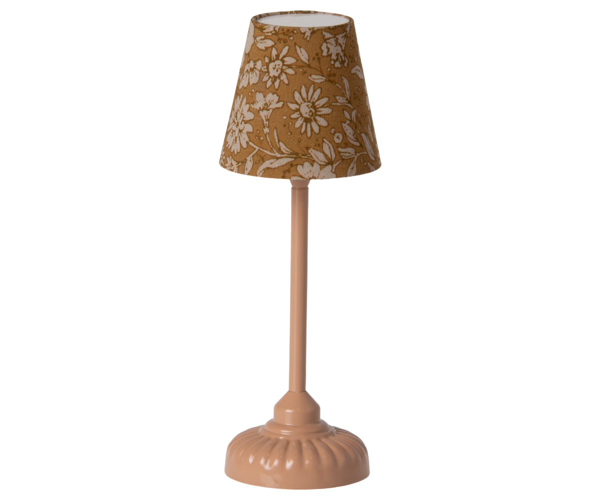 Maileg Vintage Floor Lamp in Dark Powder for Mouse