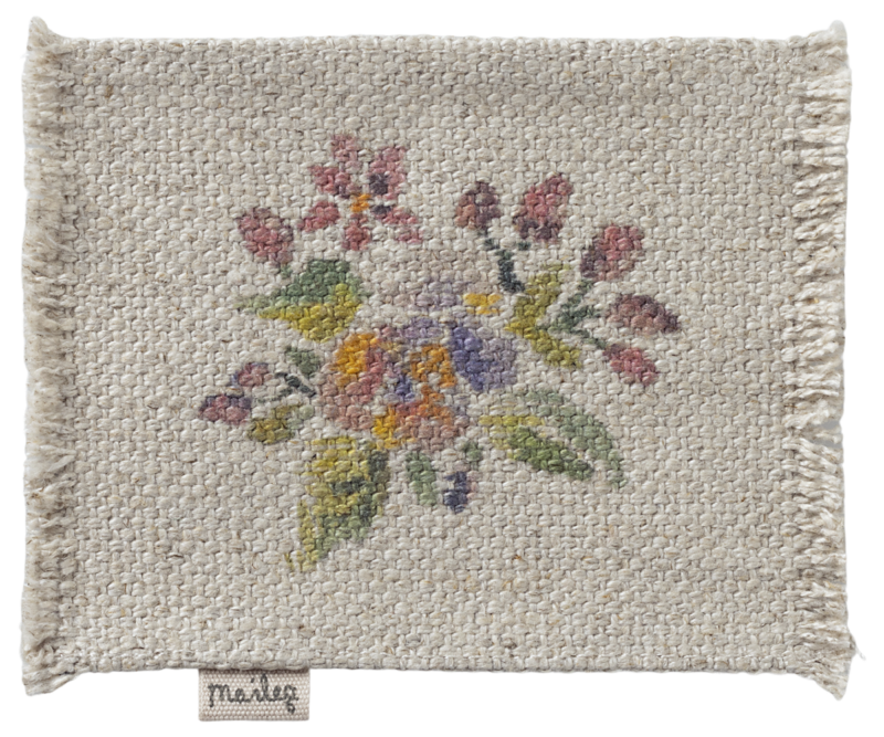 Maileg Rug with Flowers Small