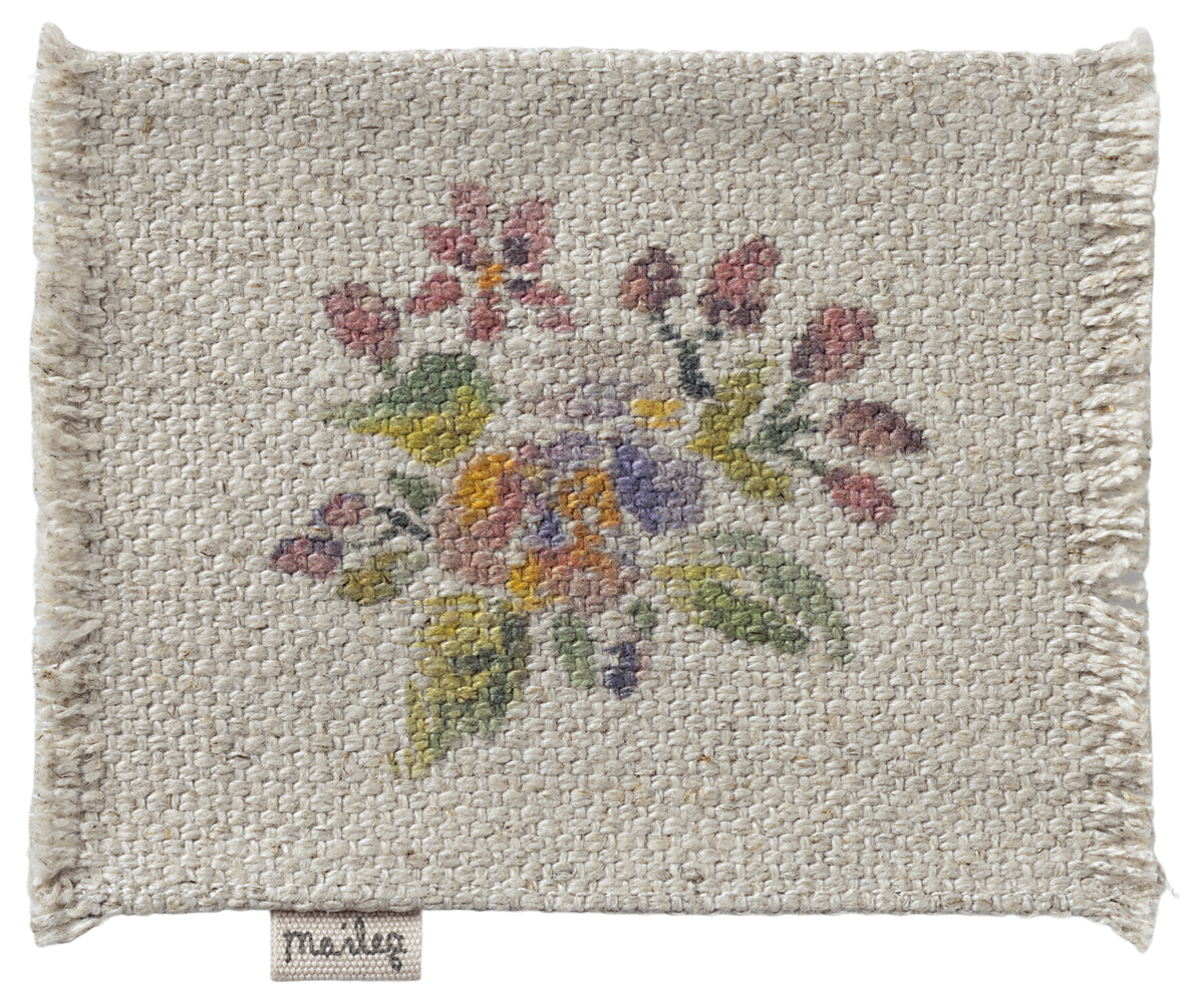 Maileg Rug with Flowers Small