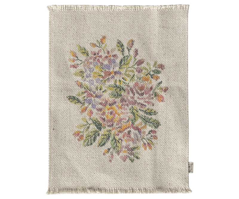 Maileg Rug with Flowers Large
