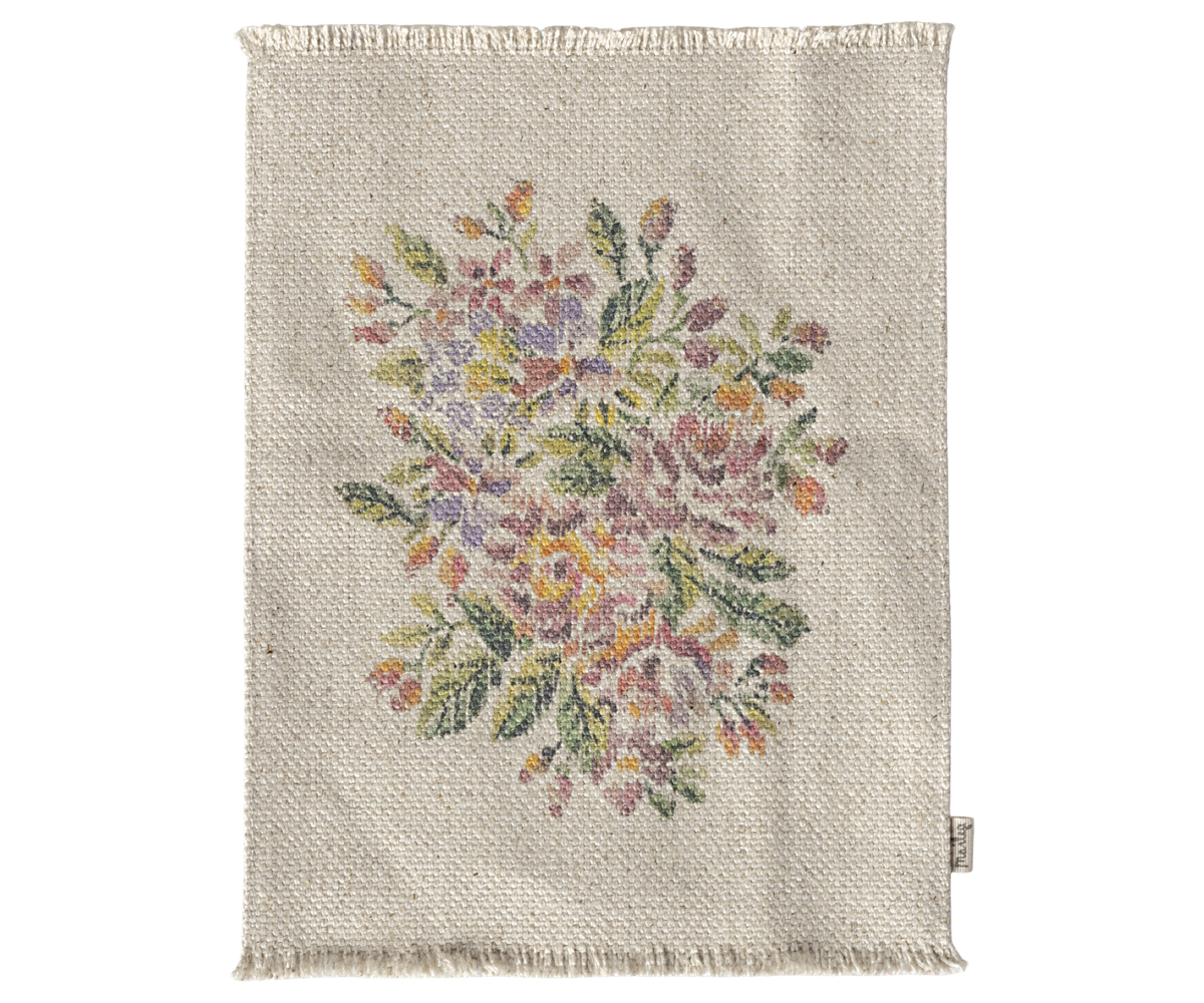 Maileg Rug with Flowers Large