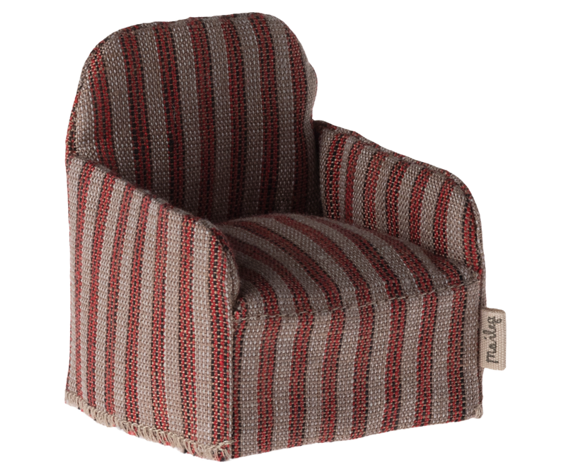 Maileg Mouse Chair in Stripe