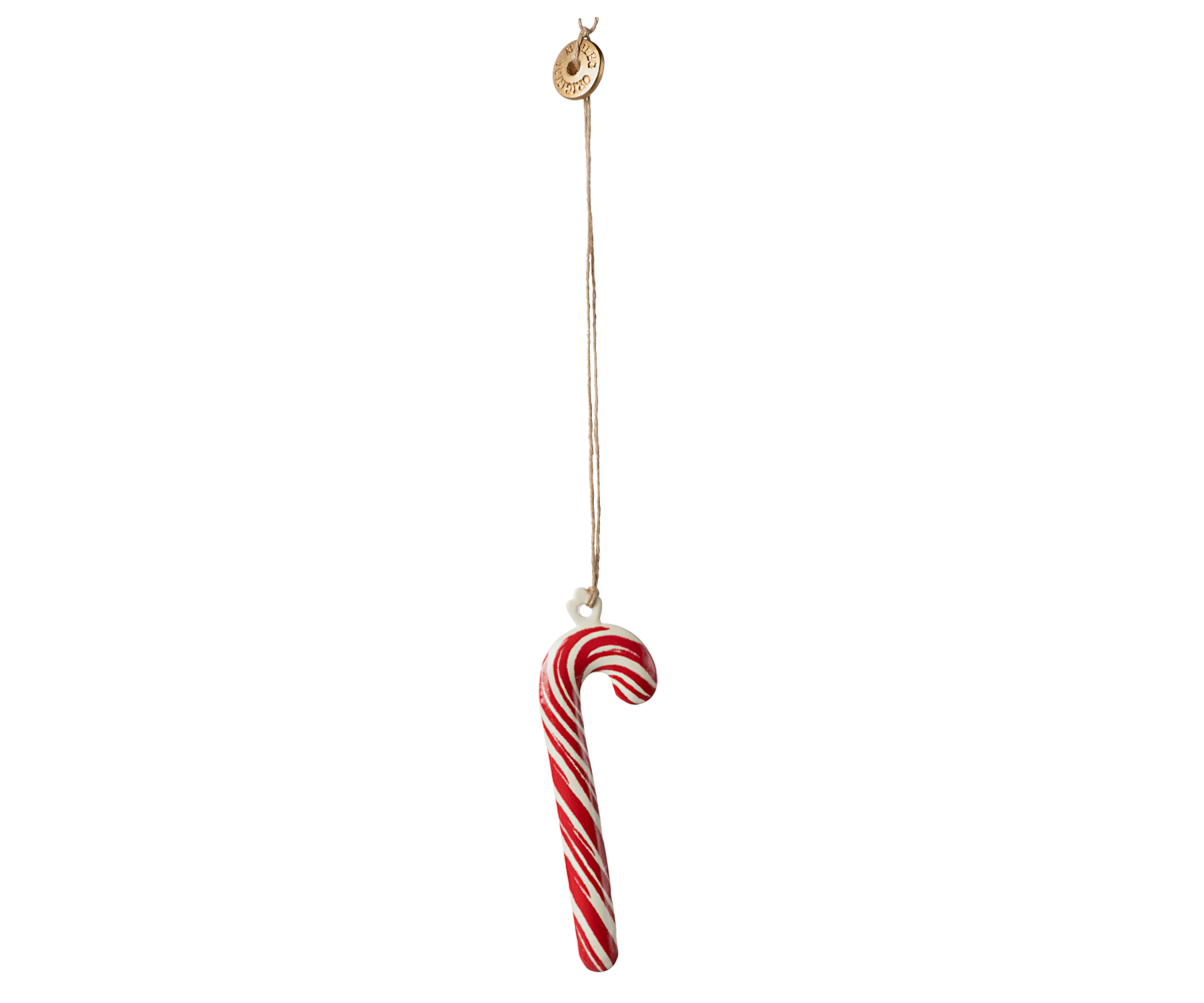 Maileg Stripe Sugar Cane Metal Ornament