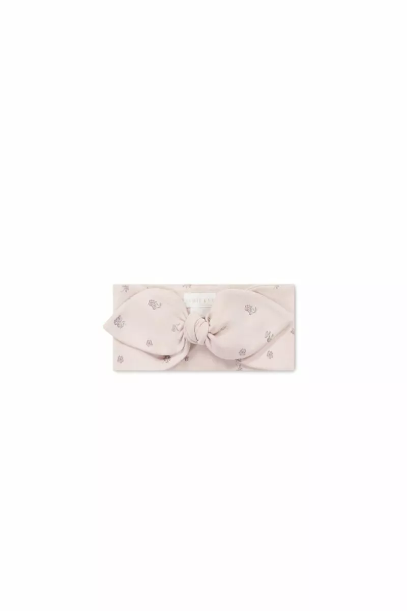 Jamie Kay Organic Cotton Headband in Meredith Violet Jamie Kay Organic Cotton Headband in Meredith Violet