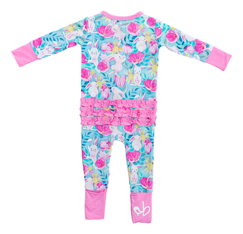 0002461554395A60_L Birdie Bean Lily Ruffle Bamboo Viscose Convertible Romper - FINAL SALE