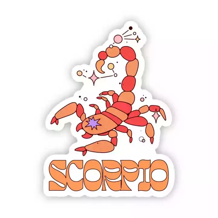 Big Moods Scorpio Zodiac Sign Sticker