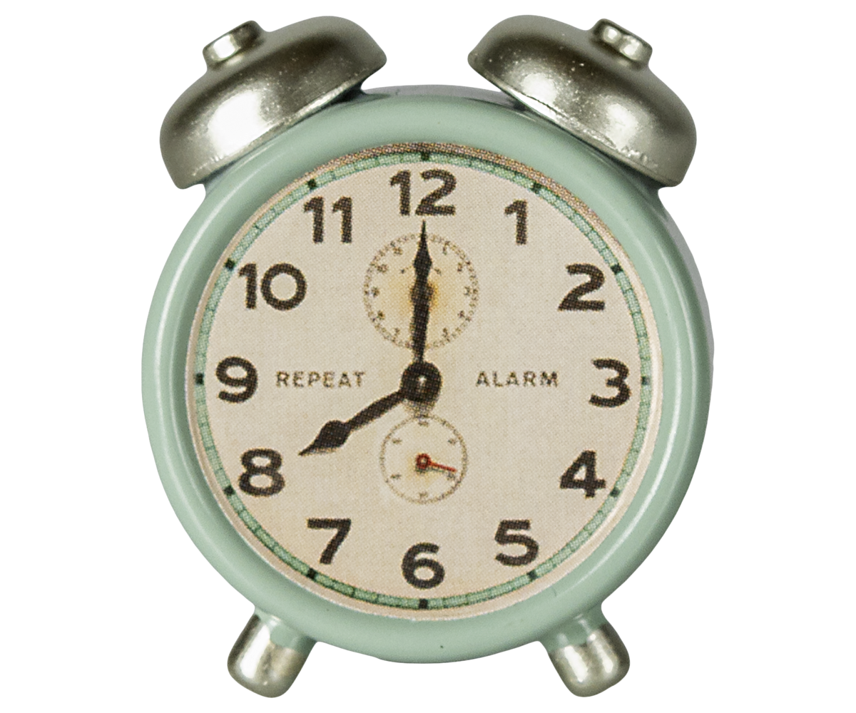 Maileg Alarm Clock In Mint For Mouse