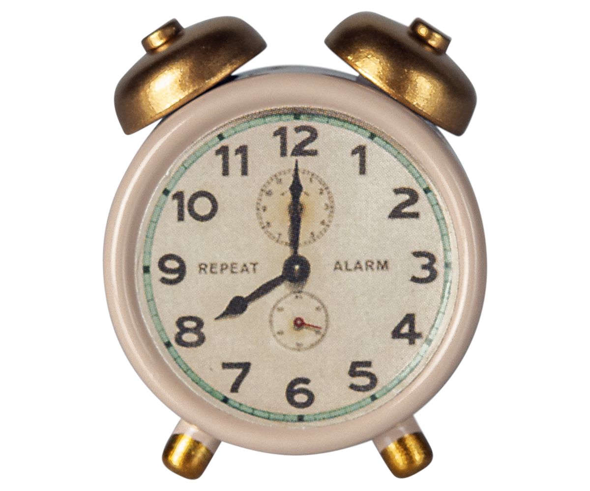 Maileg Alarm Clock In Powder For Mouse