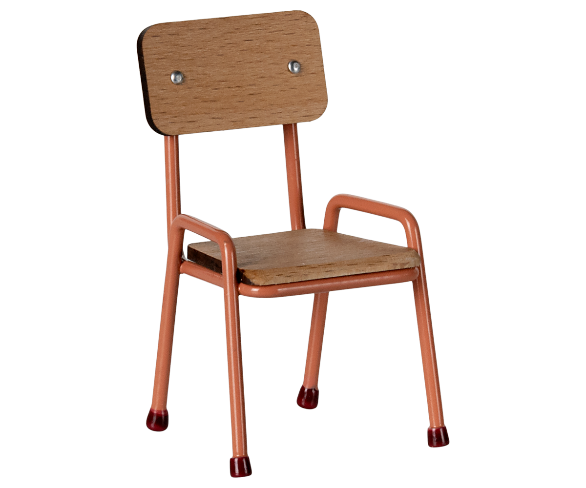 Maileg Chair In Coral For Mouse