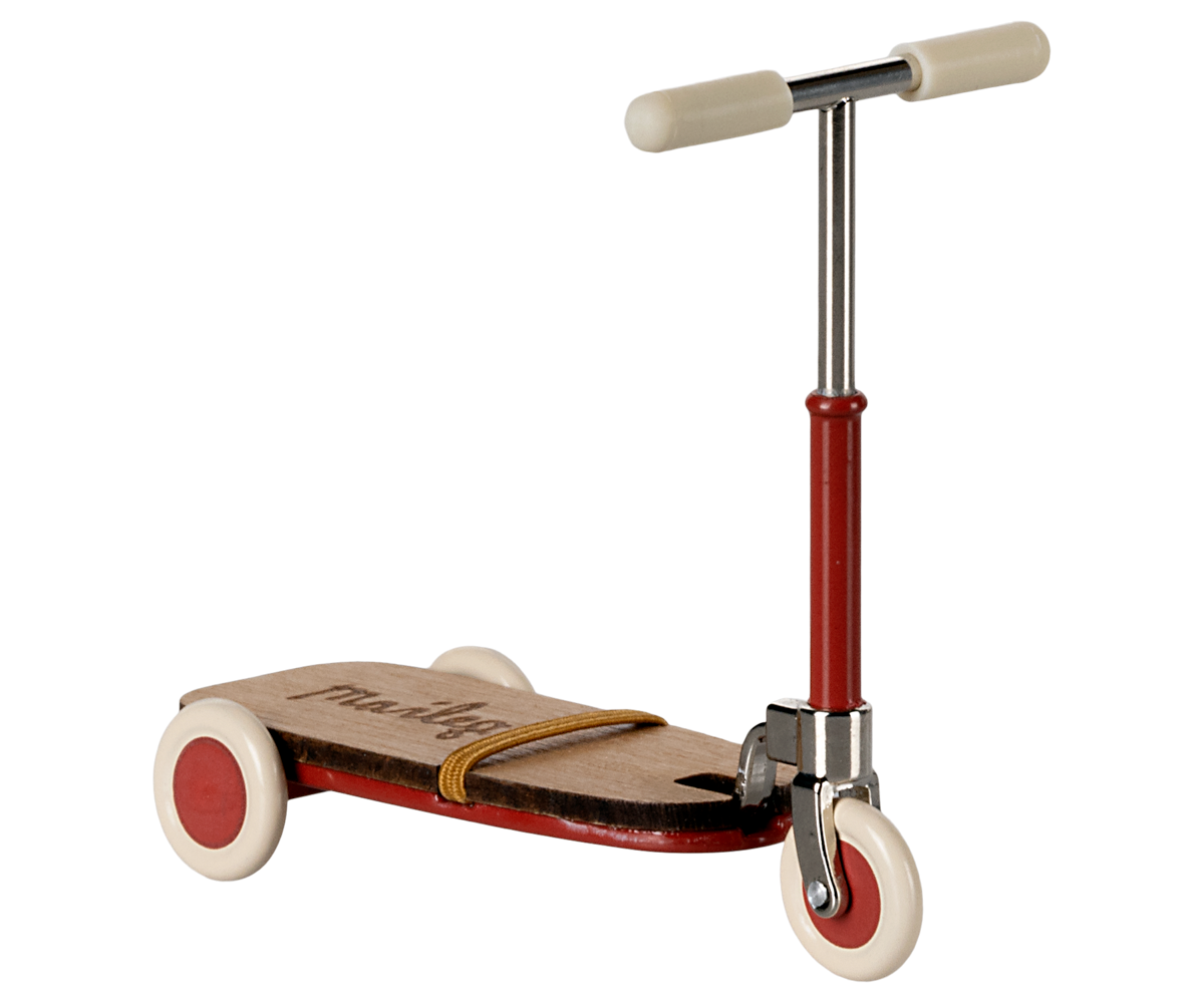 Maileg Kick Board In Red For Mouse