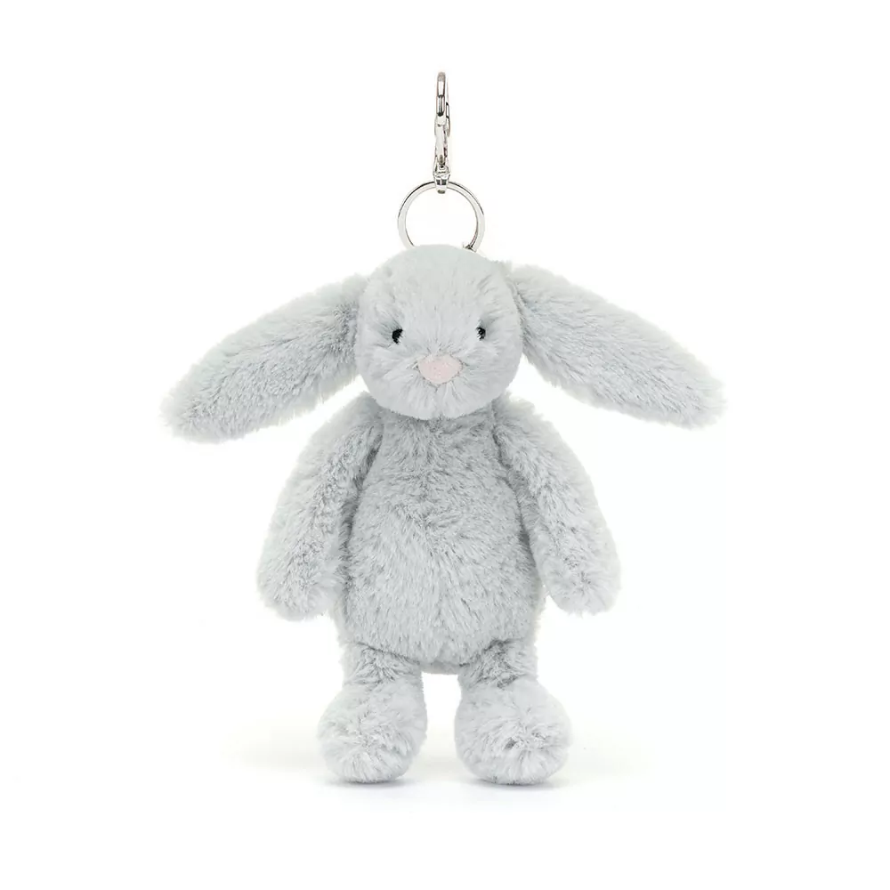 Jellycat Bashful Silver Bunny Bag Charm