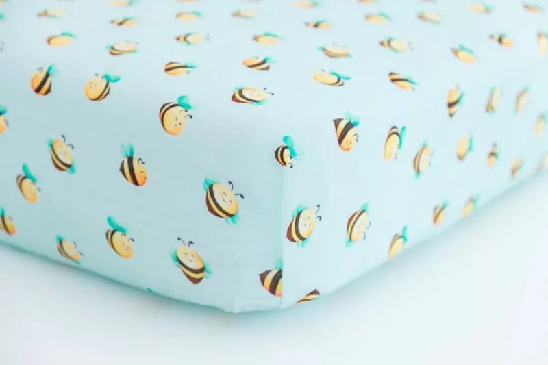 Birdie Bean Bumble Bee Bamboo Viscose Crib Sheet