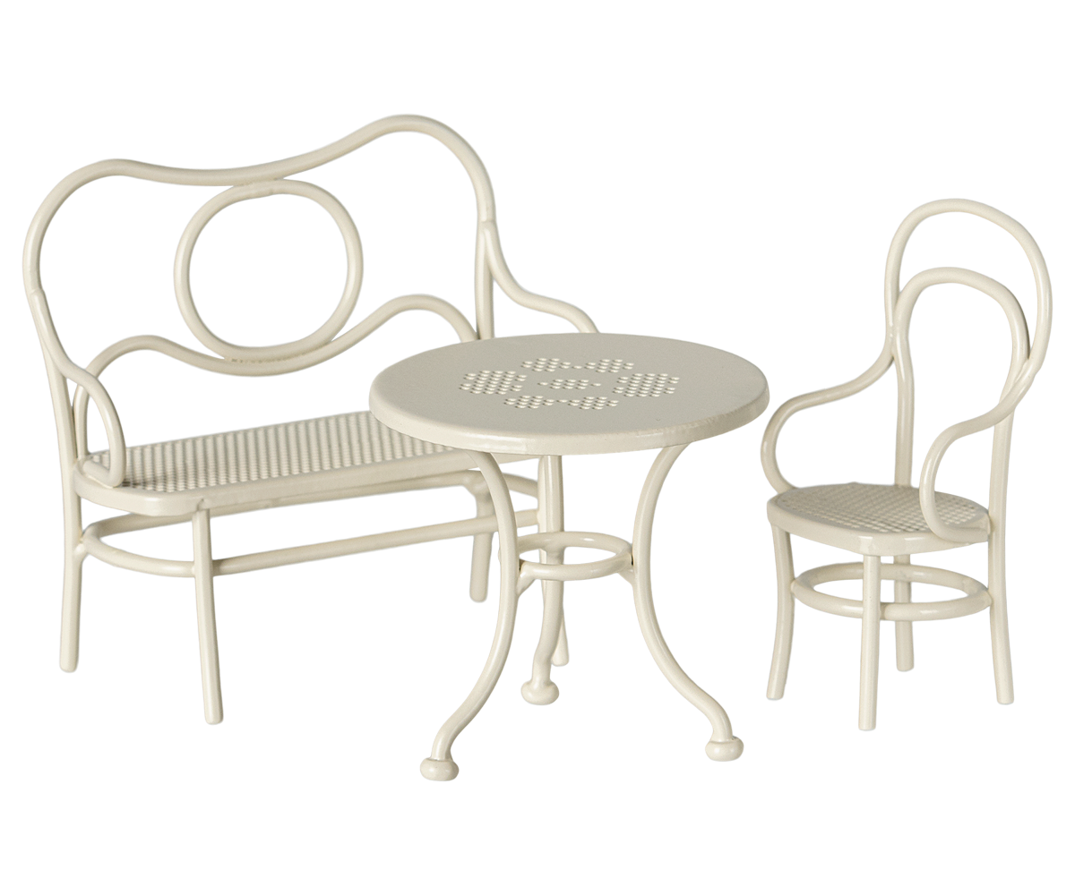 Maileg Mouse Café Set Small In Off White