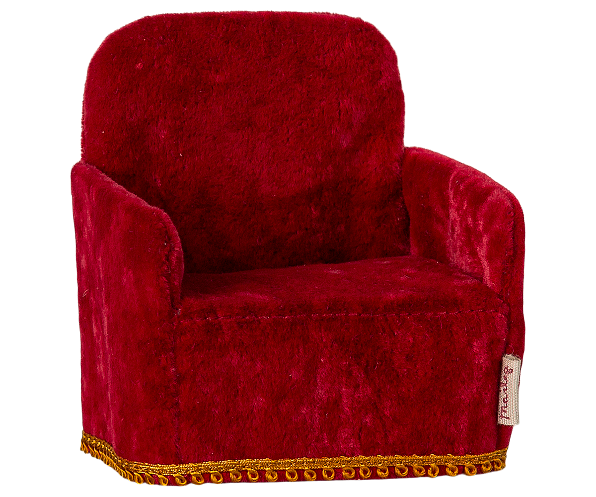 Maileg Mouse Folding Chair In Red