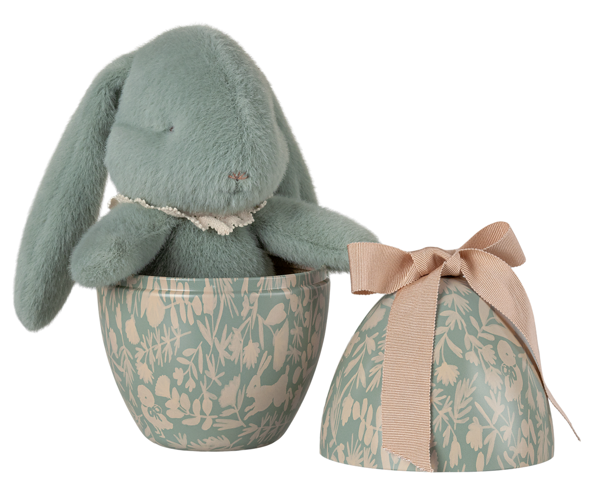 Maileg Easter Egg With Bunny In Mint