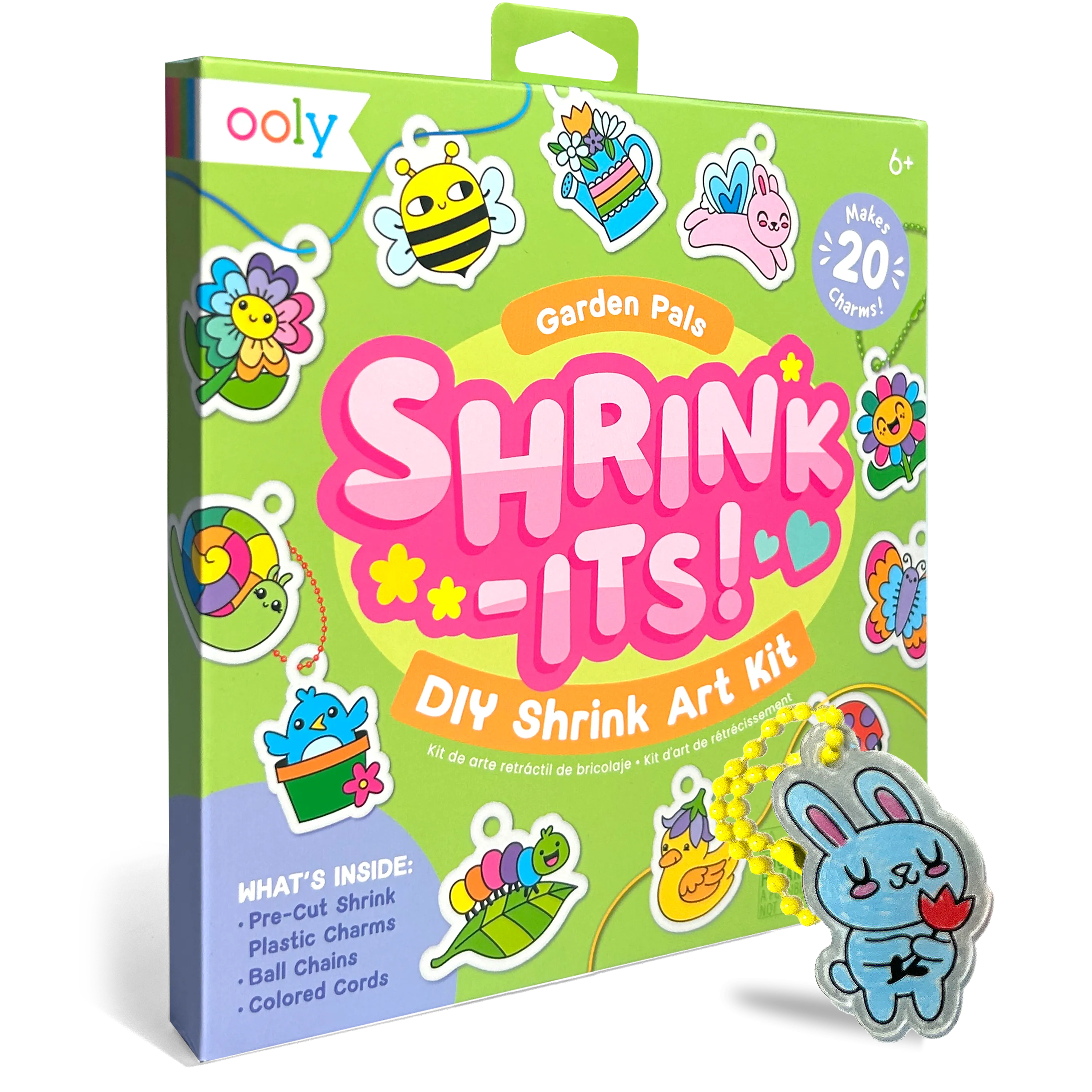 OOLY Shrink-its! DIY Shrink Art Kit - Garden Pals