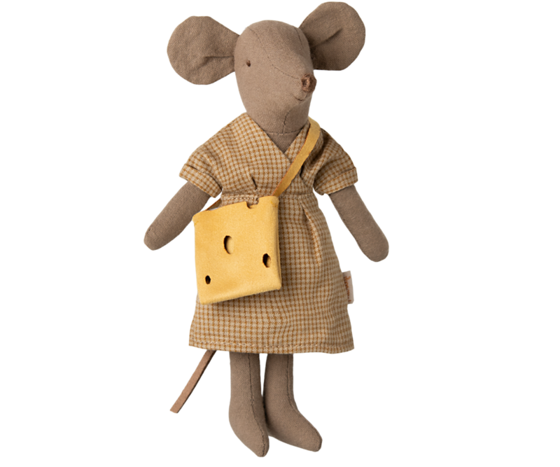 Maileg Mum Mouse In Light Brown