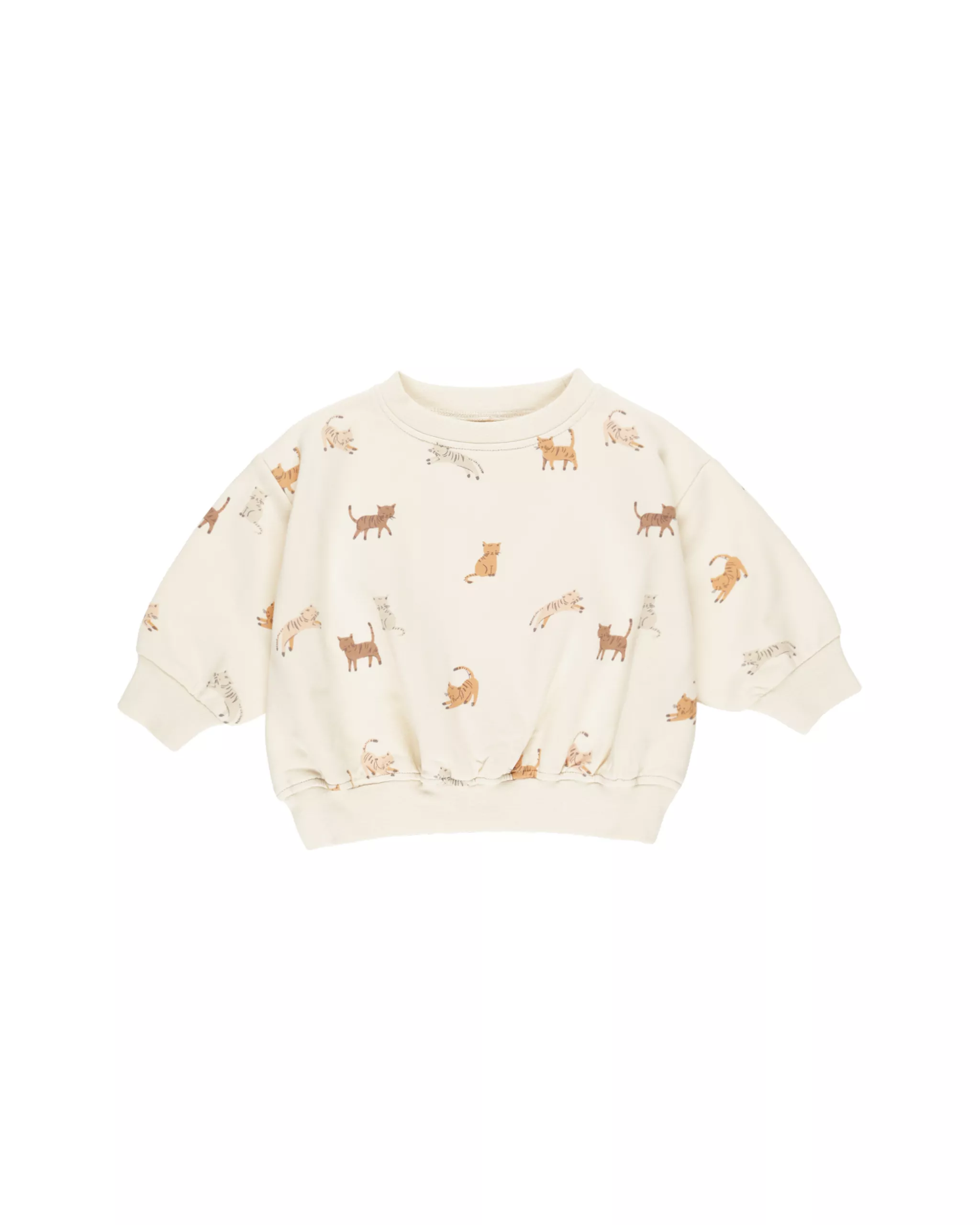 Quincy Mae Relaxed Sweatshirt In Cats